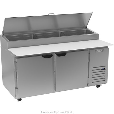 Beverage Air DP67HC Refrigerated Counter, Pizza Prep Table