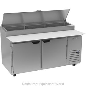Beverage Air DP67HC Refrigerated Counter, Pizza Prep Table