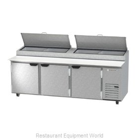 Beverage Air DP93HC Refrigerated Counter, Pizza Prep Table