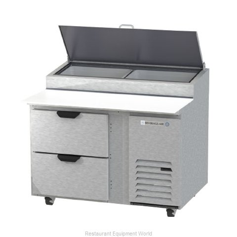 Beverage Air DPD46HC-2 Refrigerated Counter, Pizza Prep Table