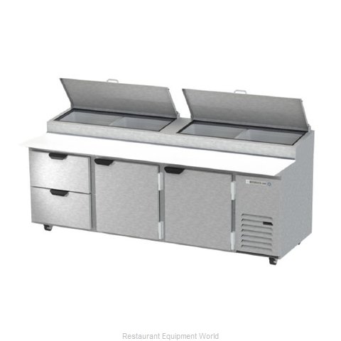 Beverage Air DPD93HC-2 Refrigerated Counter, Pizza Prep Table