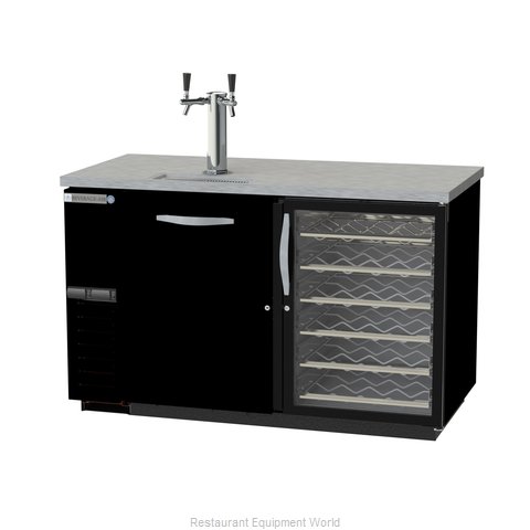 Beverage Air DZ58G-1-B-PWD-1 Draft Beer / Wine Cooler