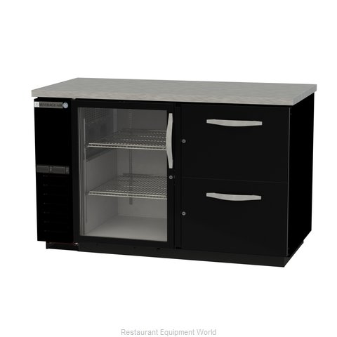 Beverage Air DZD58G-1-B-2 Back Bar Cabinet, Refrigerated