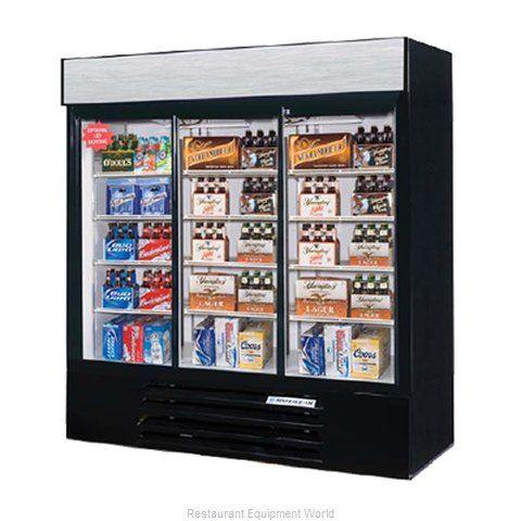Beverage Air LV66Y-1-B-LED Refrigerator Merchandiser