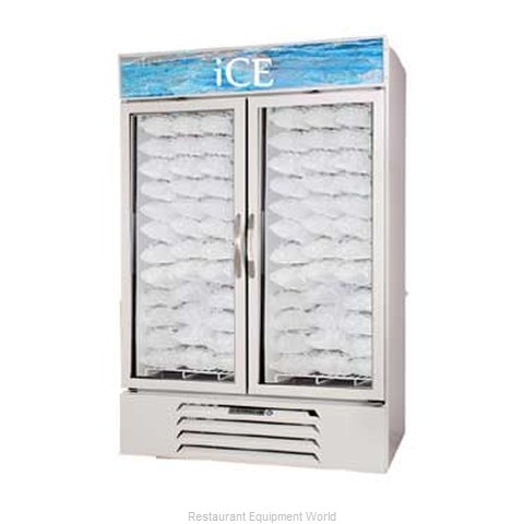 Beverage Air MMF49-1-W-ICE-LED Freezer, Merchandiser
