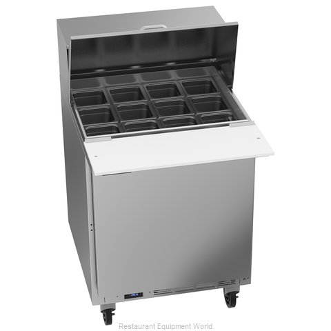 Beverage Air SPE27HC-12M-B Refrigerated Counter, Mega Top Sandwich / Salad Unit