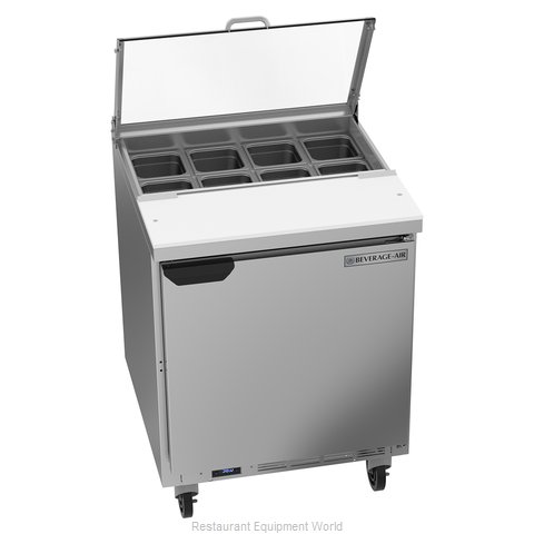 Beverage Air SPE27HC-B-CL Refrigerated Counter, Sandwich / Salad Top (Magnified)