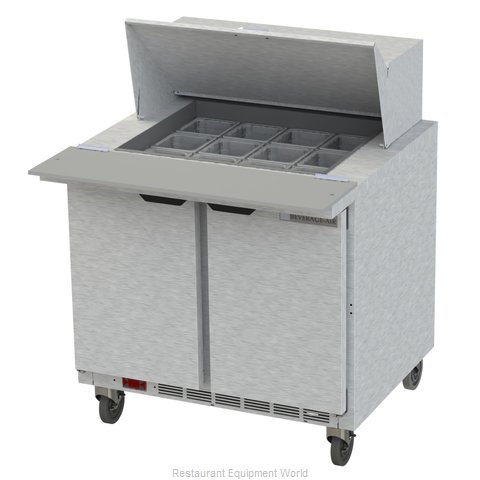 Beverage Air SPE36HC-12M Refrigerated Counter, Mega Top Sandwich / Salad Unit