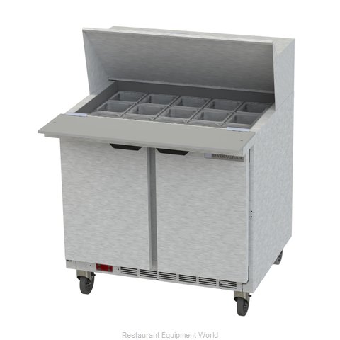 Beverage Air SPE36HC-15M Refrigerated Counter, Mega Top Sandwich / Salad Unit