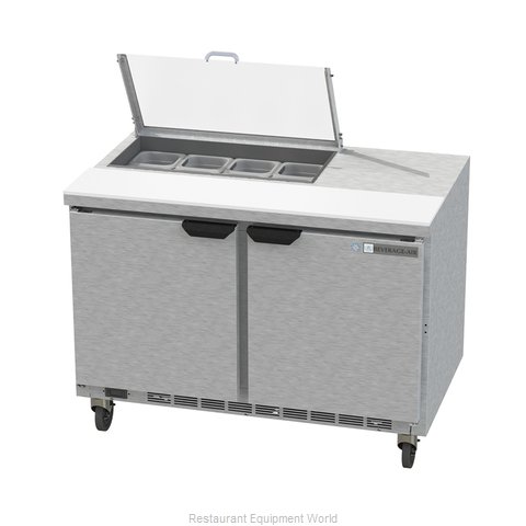 Beverage Air SPE48HC-08-CL Refrigerated Counter, Sandwich / Salad Top