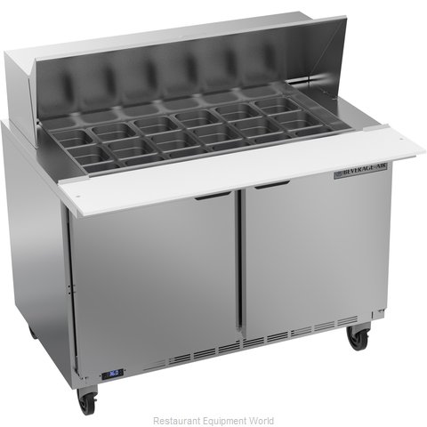 Beverage Air SPE48HC-18M Refrigerated Counter, Mega Top Sandwich / Salad Unit