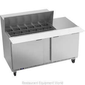Beverage Air SPE60HC-18M Refrigerated Counter, Mega Top Sandwich / Salad Unit