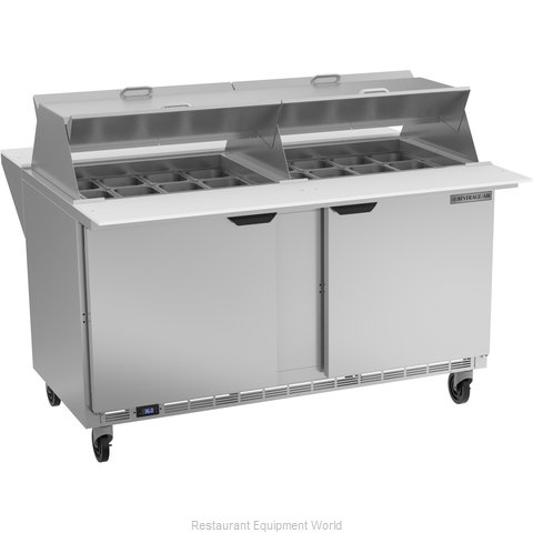 Beverage Air SPE60HC-24M-DS Refrigerated Counter, Mega Top Sandwich / Salad Unit