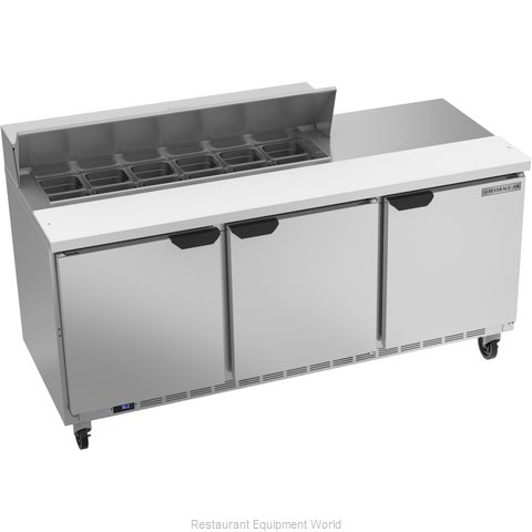 Beverage Air SPE72HC-12 Refrigerated Counter, Sandwich / Salad Top (Magnified)