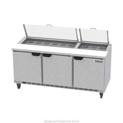 Beverage Air SPE72HC-18-CL Refrigerated Counter, Sandwich / Salad Top