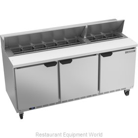 Beverage Air SPE72HC-18 Refrigerated Counter, Sandwich / Salad Top