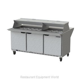 Beverage Air SPE72HC-30M-DS Refrigerated Counter, Mega Top Sandwich / Salad Unit