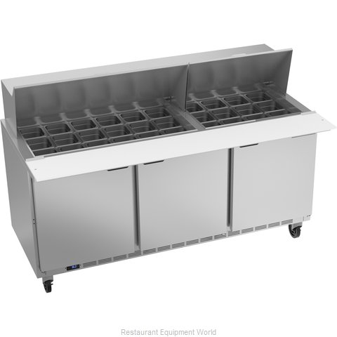 Beverage Air SPE72HC-30M Refrigerated Counter, Mega Top Sandwich / Salad Unit