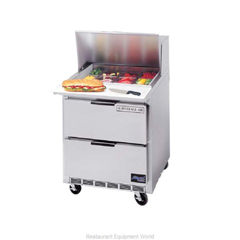 Beverage Air SPED27-12M-A Refrigerated Counter, Mega Top Sandwich / Salad Unit