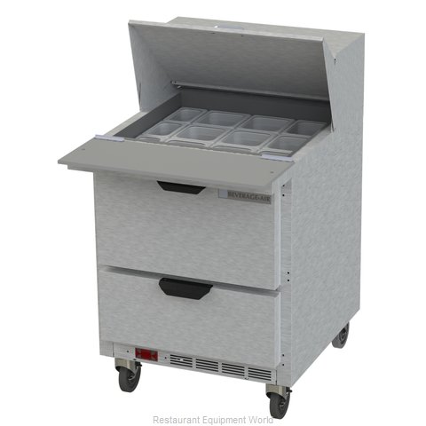 Beverage Air SPED27HC-12M Refrigerated Counter, Mega Top Sandwich / Salad Unit (Magnified)