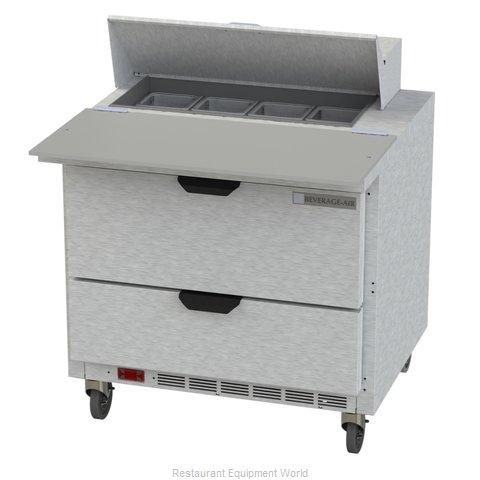 Beverage Air SPED36HC-08C-2 Refrigerated Counter, Sandwich / Salad Top