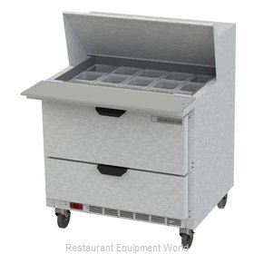 Beverage Air SPED36HC-15M-2 Refrigerated Counter, Mega Top Sandwich / Salad Unit