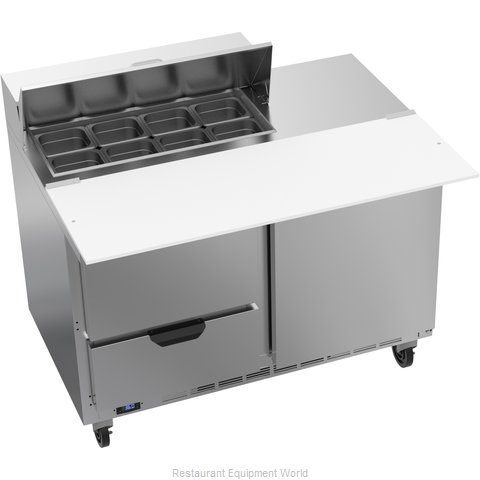 Beverage Air SPED48HC-08C-2 Refrigerated Counter, Sandwich / Salad Top