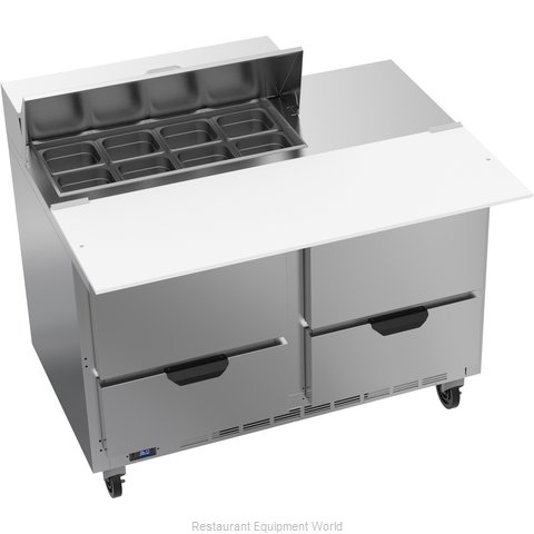 Beverage Air SPED48HC-08C-4 Refrigerated Counter, Sandwich / Salad Top