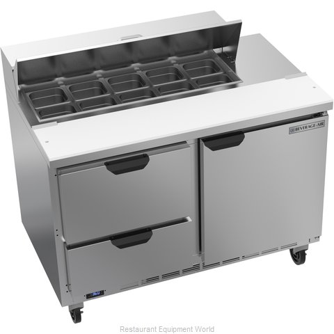 Beverage Air SPED48HC-10-2 Refrigerated Counter, Sandwich / Salad Top