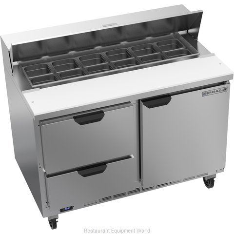 Beverage Air SPED48HC-12-2 Refrigerated Counter, Sandwich / Salad Top