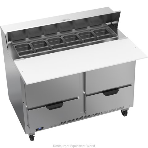 Beverage Air SPED48HC-12C-4 Refrigerated Counter, Sandwich / Salad Top