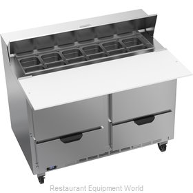 Beverage Air SPED48HC-12C-4 Refrigerated Counter, Sandwich / Salad Top