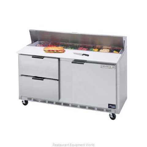 Beverage Air SPED60-16C-2 Refrigerated Counter, Sandwich / Salad Top