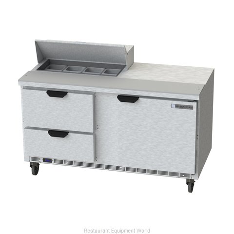 Beverage Air SPED60HC-08-2 Refrigerated Counter, Sandwich / Salad Top