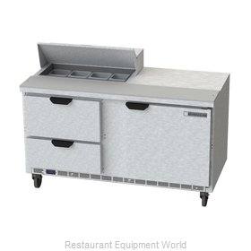 Beverage Air SPED60HC-08-2 Refrigerated Counter, Sandwich / Salad Top