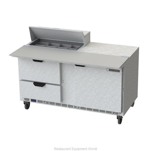 Beverage Air SPED60HC-08C-2 Refrigerated Counter, Sandwich / Salad Top
