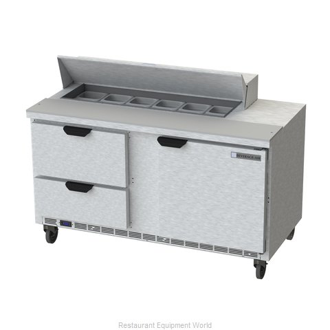 Beverage Air SPED60HC-12-2 Refrigerated Counter, Sandwich / Salad Top