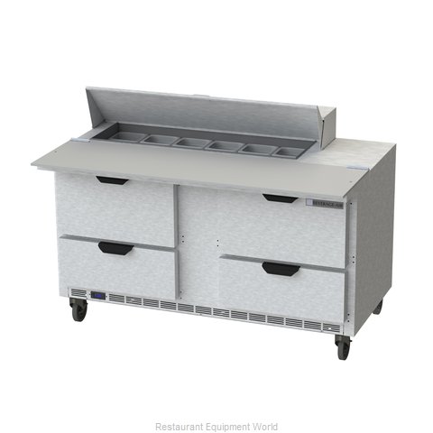 Beverage Air SPED60HC-12C-4 Refrigerated Counter, Sandwich / Salad Top