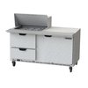 Encimera Refrigerada, Superficie Unidad para Emparedados
 <br><span class=fgrey12>(Beverage Air SPED60HC-12M-2 Refrigerated Counter, Mega Top Sandwich / Salad Unit)</span>