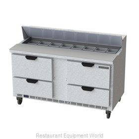 Beverage Air SPED60HC-16-4 Refrigerated Counter, Sandwich / Salad Top