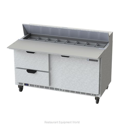 Beverage Air SPED60HC-16C-2 Refrigerated Counter, Sandwich / Salad Top