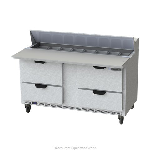 Beverage Air SPED60HC-16C-4 Refrigerated Counter, Sandwich / Salad Top