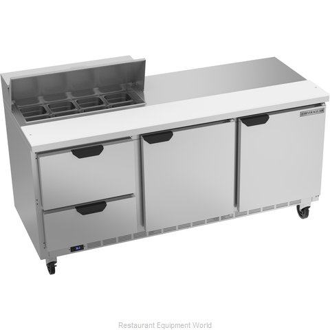 Beverage Air SPED72HC-08-2 Refrigerated Counter, Sandwich / Salad Top (Magnified)