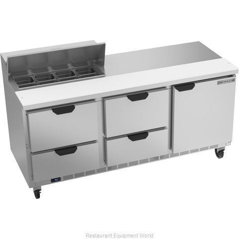 Beverage Air SPED72HC-08-4 Refrigerated Counter, Sandwich / Salad Top (Magnified)