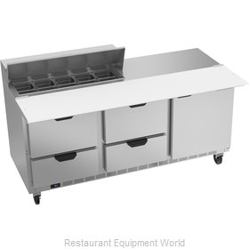 Beverage Air SPED72HC-10C-4 Refrigerated Counter, Sandwich / Salad Top