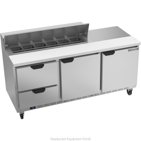 Beverage Air SPED72HC-12-2 Refrigerated Counter, Sandwich / Salad Top