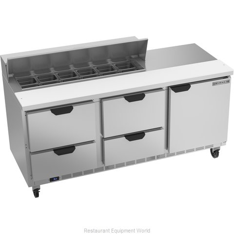 Beverage Air SPED72HC-12-4 Refrigerated Counter, Sandwich / Salad Top (Magnified)