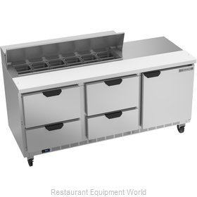 Beverage Air SPED72HC-12-4 Refrigerated Counter, Sandwich / Salad Top