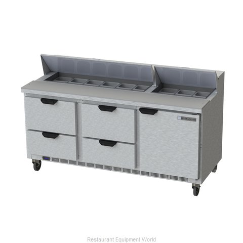 Beverage Air SPED72HC-18-4 Refrigerated Counter, Sandwich / Salad Top