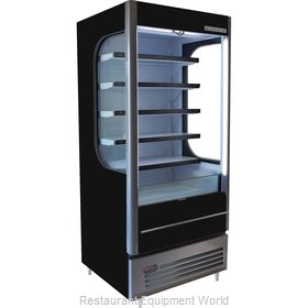 Beverage Air VMHC-12-1-B Merchandiser, Open Refrigerated Display